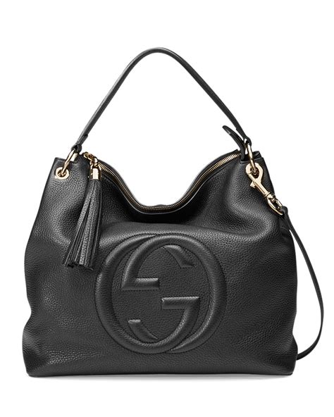 gucci soho hobo black|gucci hobo bags outlet.